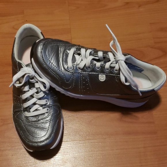 rockport silver shoes